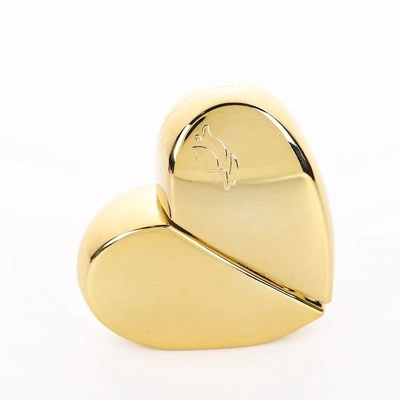 Botella de perfume de lujo de 30 ml en forma de corazón con colores pintados