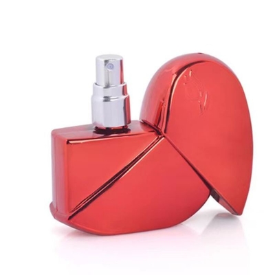Botella de perfume de vidrio de 30 ml personalizada con pulverizador de aluminio