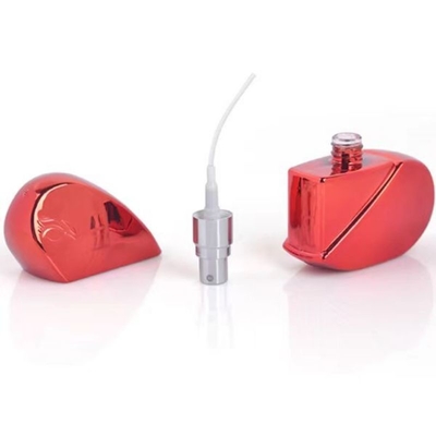 Botella de perfume de vidrio de 30 ml personalizada con pulverizador de aluminio