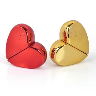 Botella de perfume de vidrio de 30 ml personalizada con pulverizador de aluminio