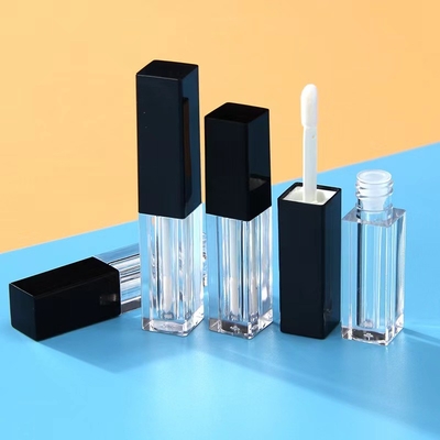 Forma cuadrada Por mayor 1,2 ml de tubo de brillo labial vacío Envasado vacío
