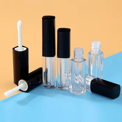 cilindro 1.2 ml tubo de brillo labial embalaje vacío con tapa larga acepta colores personalizados