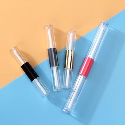 Contenedores de doble cabeza de 1 ml, 1,5 ml y 2,5 ml personalizados para tubos de brillo labial vacío