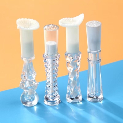 2.4 ml Tubo vacío de brillo de labios delgados Irregularidad de plástico para recipientes cosméticos