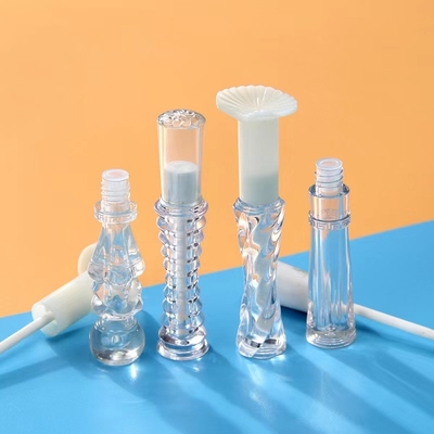 2.4 ml Tubo vacío de brillo de labios delgados Irregularidad de plástico para recipientes cosméticos