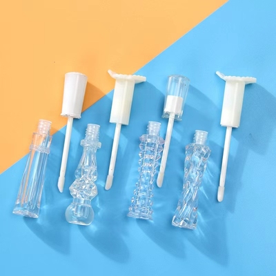 Colores vibrantes personalizados 2.4 ml de tubo de brillo labial vacío para cosméticos