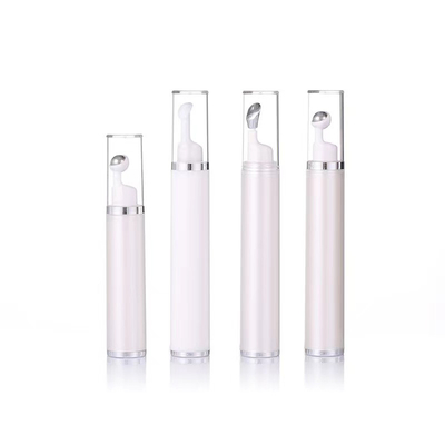 Botella sin aire de tipo popular de 15 ml de plástico para ojos con rollo de crema utilizada para el paquete de cuidado de la piel