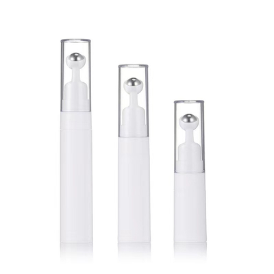 Botella sin aire de tipo popular de 15 ml de plástico para ojos con rollo de crema utilizada para el paquete de cuidado de la piel