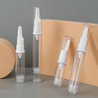 Frasco de 15 ml de crema para ojos sin aire con cabeza especial para uso cosmético