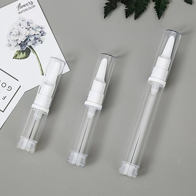 Frasco de 15 ml de crema para ojos sin aire con cabeza especial para uso cosmético
