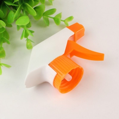 Círculo naranja 28/410 28/415 Pulverizador de disparo de plástico utilizado para limpiar botellas