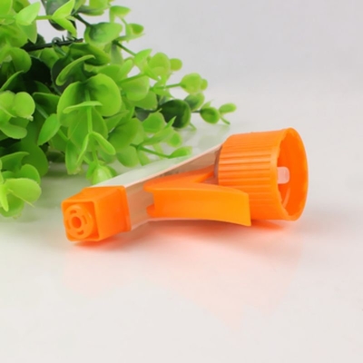 Círculo naranja 28/410 28/415 Pulverizador de disparo de plástico utilizado para limpiar botellas