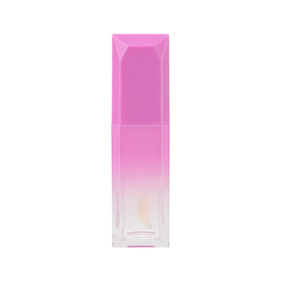 Gradient 5ml tubo de plástico de brillo labial con soporte de stock de personalización