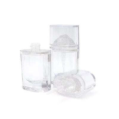 Tubo de brillo labial de plástico con forma de montaña de 3.5 ml, material AS, utilizado para envases cosméticos