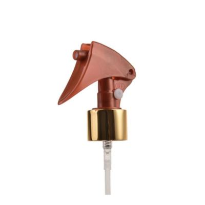 Pulverizador de gatillo 24/410 28/410 con falda de aluminio y botón de encendido