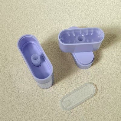 Barra de desodorante redonda transparente de 15 g personalizable con llenado inferior