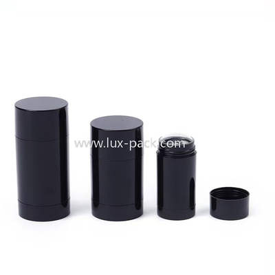 Contenedor de barra desodorante negro DE UNA SOLA CAPA de 15 ml a 100 ml