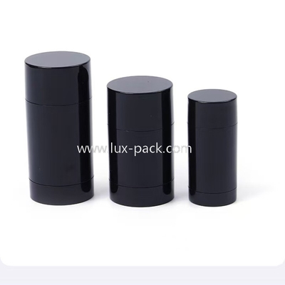 Contenedor de barra desodorante negro DE UNA SOLA CAPA de 15 ml a 100 ml