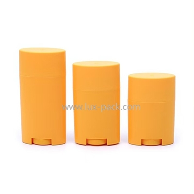 Contenedor de barra desodorante PP personalizable de 30 ml 50 ml 75 ml