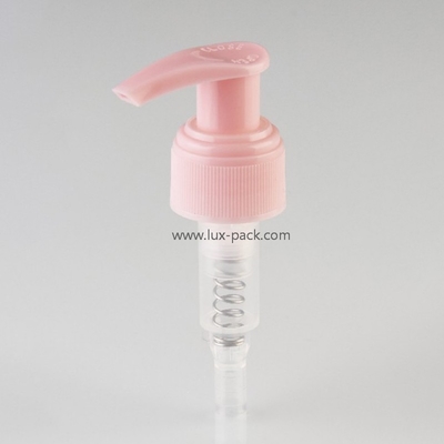 Bomba de loción de plástico de color a medida 24/410 28/410 para cosméticos