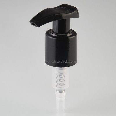 Bomba de loción de plástico izquierda-derecha de 24 mm y 28 mm de color personalizado