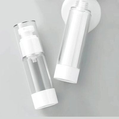 Botella airless de plástico de 15 ml a 120 ml con cabezal pulverizador