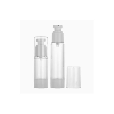 Botella airless de plástico personalizada de 15 ml a 120 ml para cosméticos