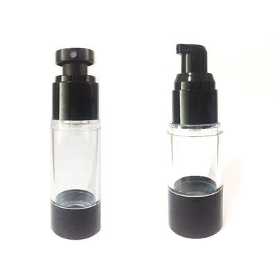 Botella con bomba sin aire personalizada de 15 ml, 30 ml y 50 ml a prueba de fugas y dispensación controlada para cuidado de la piel y cosméticos