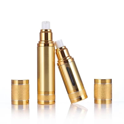 Botella airless de aluminio de 30 ml y 50 ml con color personalizado