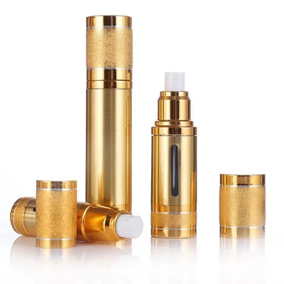 Botella airless de aluminio de 30 ml y 50 ml con color personalizado