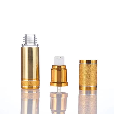 Botella airless de aluminio de 30 ml y 50 ml con color personalizado