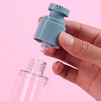 Botella airless de plástico de 15-100 ml con cabezal de bomba pulverizadora
