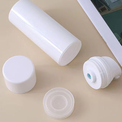 Botella de bomba sin aire de bloqueo rápido personalizable con capacidad de 30/50/75 ml para cuidado de la piel y cosméticos