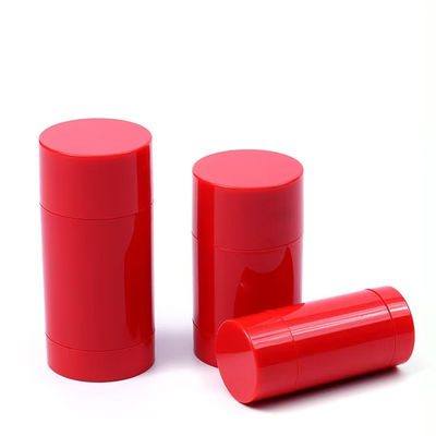 Barra de desodorante vacía de plástico reciclable de 15g-100g para el cuidado de la piel