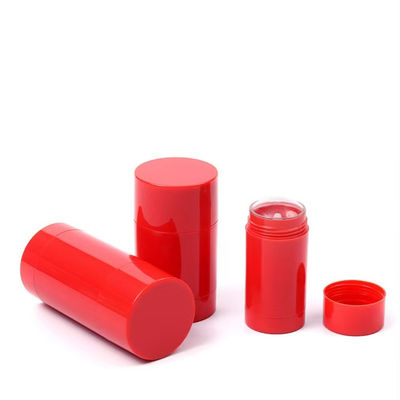 Barra de desodorante vacía de plástico reciclable de 15g-100g para el cuidado de la piel