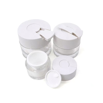 Tarro de crema acrílico de 30 g y 50 g con cuchara para cosméticos