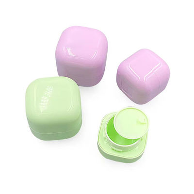 Tarro de crema cuadrado de plástico PP personalizado de 20 g a 100 g