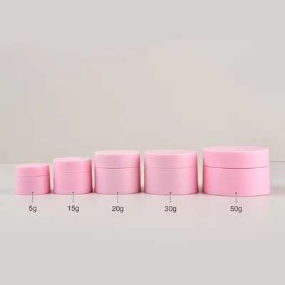 Tarro de crema de plástico PP de 5 g a 50 g, colores personalizados, MOQ 10000 piezas