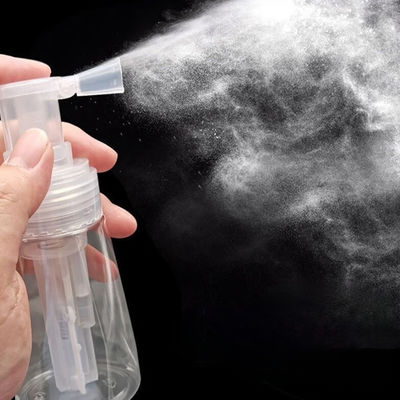 Botella rociadora de polvo de plástico personalizada con capacidad de 35 ml-180 ml para productos para el cuidado del cabello con mecanismo de rociado de polvo