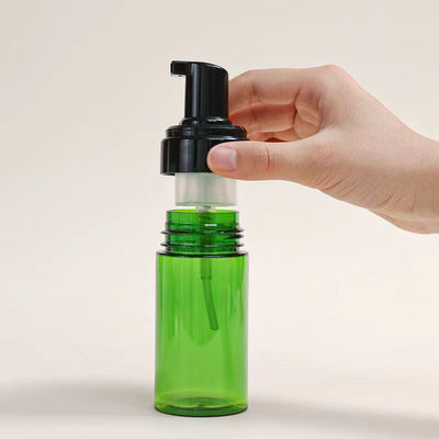 Botella de bomba de espuma PET de plástico al por mayor con color personalizado para jabón líquido cosmético
