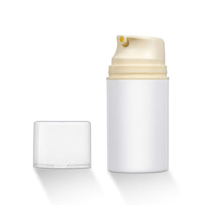 Botella con bomba airless de PP de color personalizado con bomba de vacío para una evacuación al 100% y diseño ligero y duradero