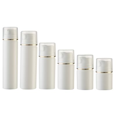 Botella con bomba airless de PP de color personalizado con bomba de vacío para una evacuación al 100% y diseño ligero y duradero