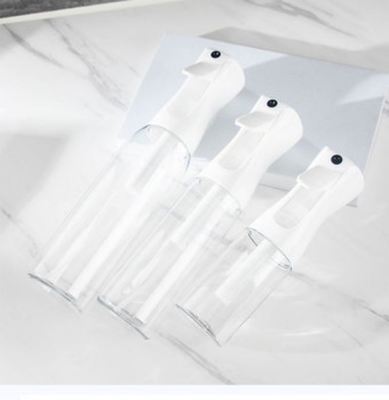 Botella de pulverización continua de plástico personalizada con niebla ultrafina para cuidado personal y limpieza doméstica en 150 ml 200 ml 300 ml Tamaños