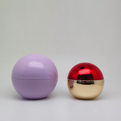 Custom Color 50g PS Plastic Lightweight Spherical Cream Jar with 100% Fresh PET and 20 Days Lead Time