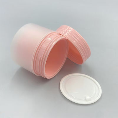 Color personalizado 80g Matt doble capa PP plástico jar de crema redonda con tiempo de entrega de 20 días