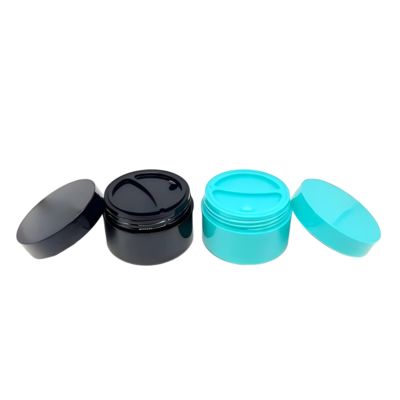 50+50g Matt PP Jar de crema de plástico con cuchara y doble cáscara para envases cosméticos con tiempo de entrega de 20 días