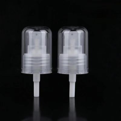 Dispensador de bomba de crema de 20 mm 24 mm 28 mm con tapa AS y bloqueo giratorio para botellas de tamaño estándar