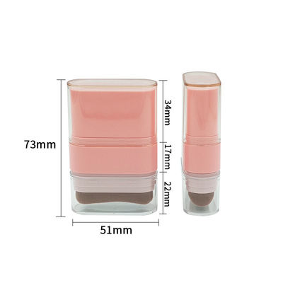 New Design 10G Plastic Empty Deodorant Stick With Brush Customized Container