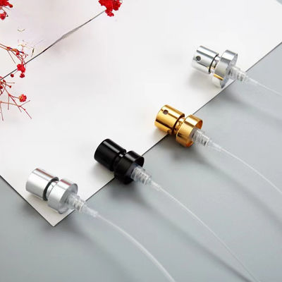 Bomba pulverizadora de niebla fina de aluminio electrochapado de 15MM y 20MM con control de dosificación preciso para cuidado personal