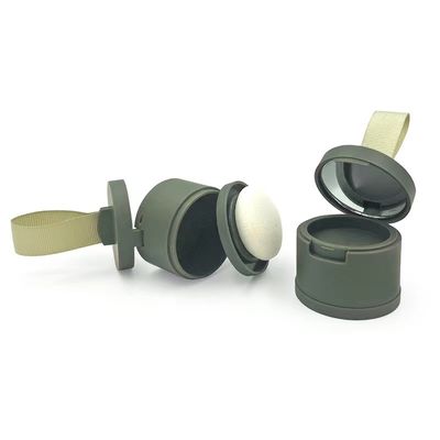 Cuadro de polvo de material ABS de tamaño 4G con acabado de línea de cabello de color personalizado y espejo incluido